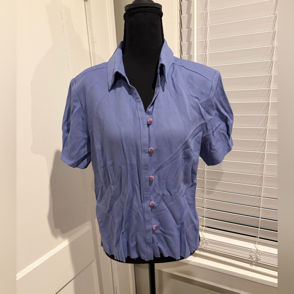 VTG Periwinkle Blouse